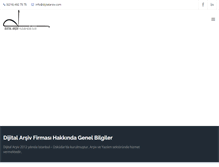 Tablet Screenshot of dijitalarsiv.com